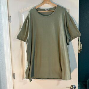 Green One Bone Scoop Tee Size 5 (6XL)